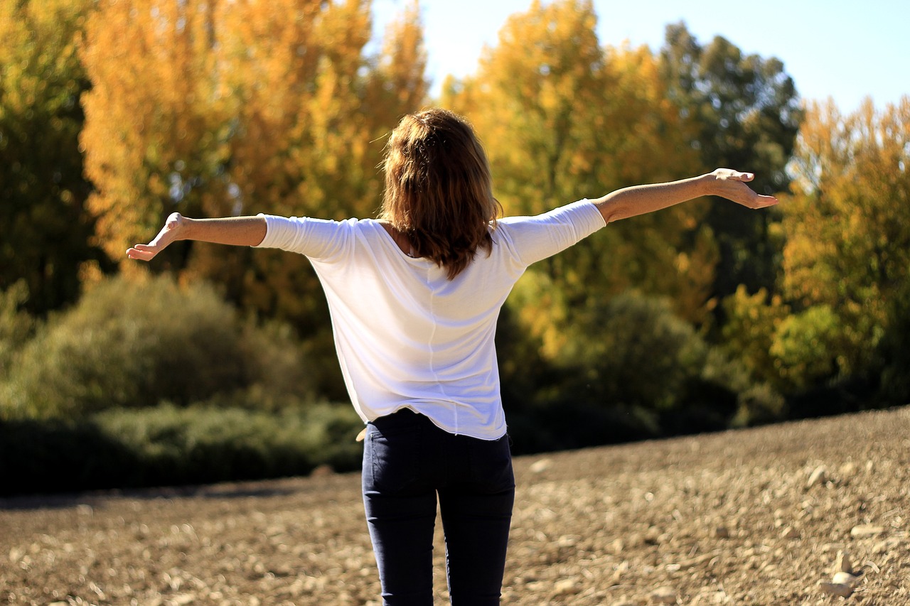 woman, field, happiness, sucre